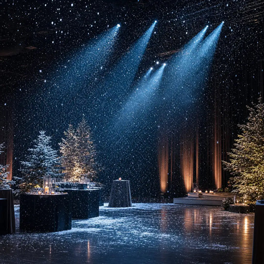 Creating Realistic Falling Snow Effects for Indoor Events
