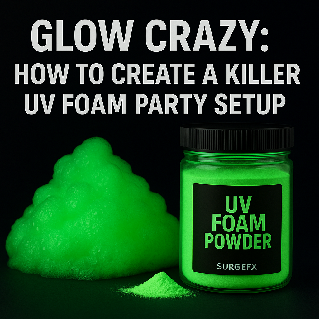 Glow Crazy: How to Create a Killer UV Foam Party Setup