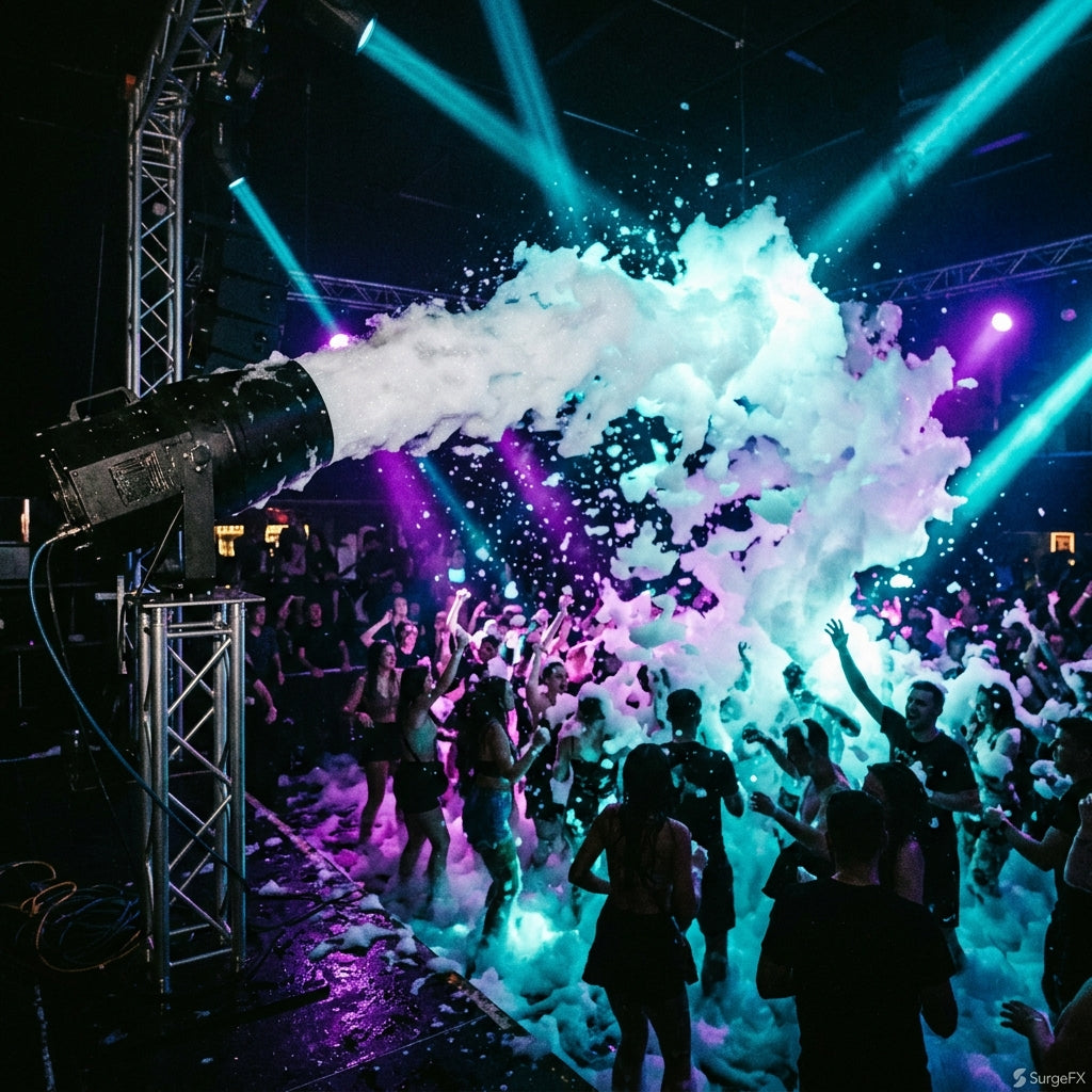 Foam Machines for Events: How to Choose the Right One and Actually Pull It Off