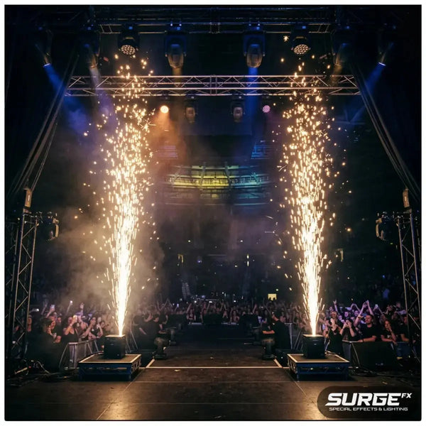 Cold Spark Machines for Events: How They Work and Why Producers Use Them - SurgeFX