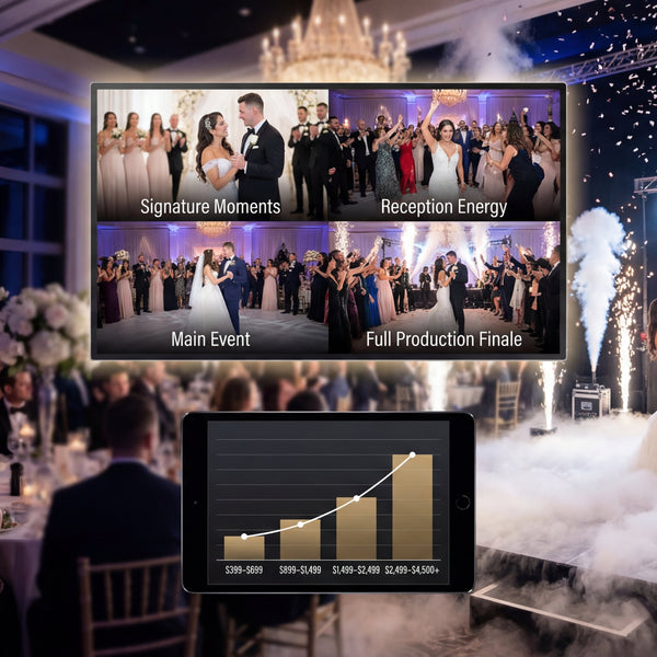 Wedding Special Effects Packages: What to Offer & What to Charge (2026 Guide) - SurgeFX
