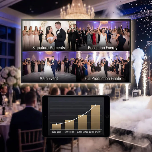 Wedding Special Effects Packages: What to Offer & What to Charge (2026 Guide) - SurgeFX
