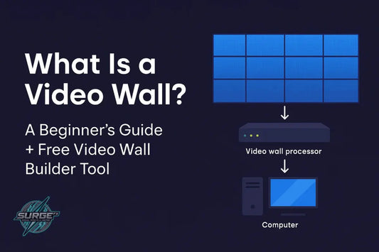 What Is a Video Wall? A Beginners Guide to LED Walls + Free Video Wall Builder Tool - SurgeFX