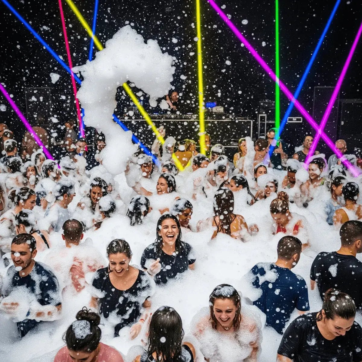 Custom Foam Party Branding - SurgeFX