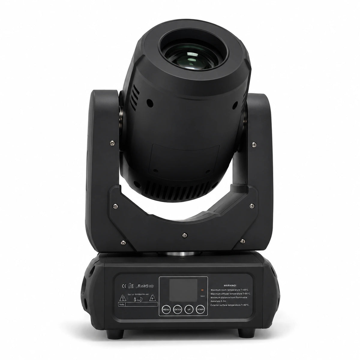 SurgeFX SF-BM200 3-in-1 LED beam moving head light hero image on a white background.