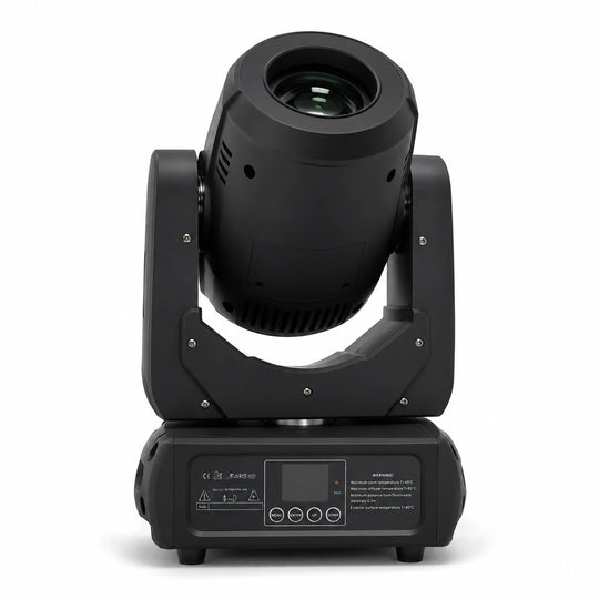 SurgeFX SF-BM200 3-in-1 LED beam moving head light hero image on a white background.