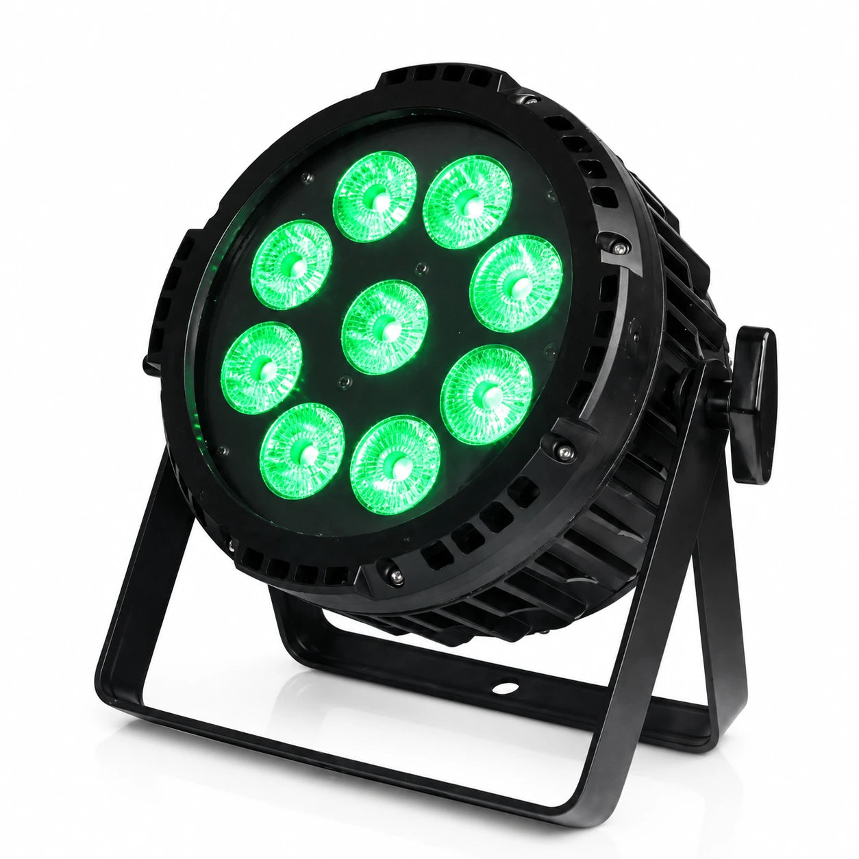 SurgeFX SF-BP918 IP65 battery-powered LED par light hero image on a clean white background.
