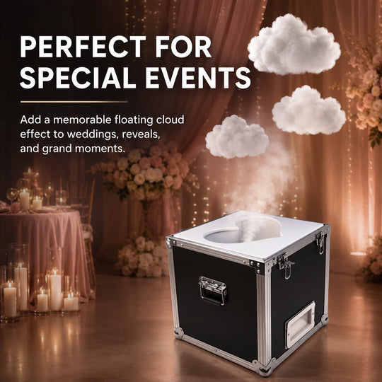 SurgeFX Nimbus Cloud Maker for weddings reveals and special events