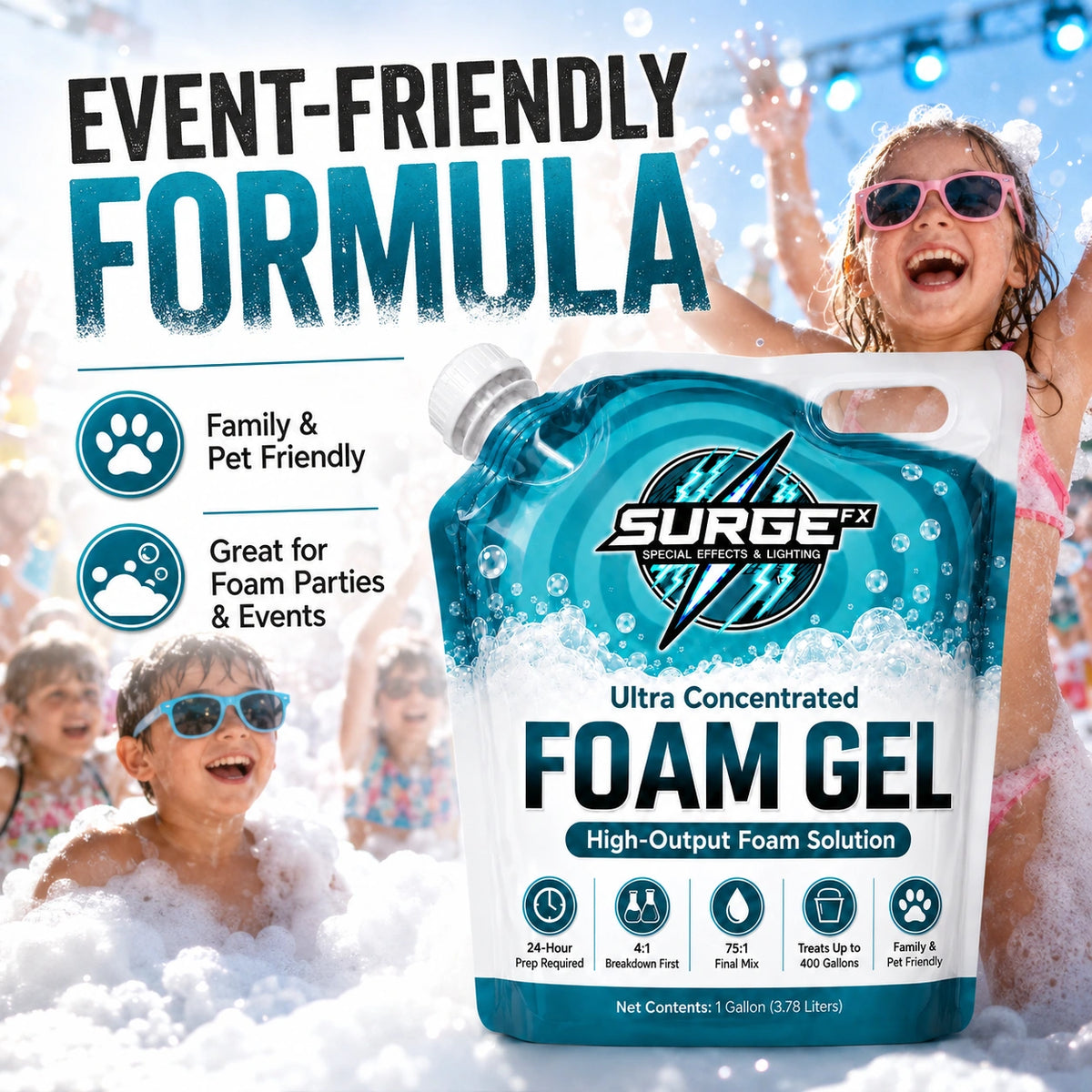 Scented Foam Machine Gel in action - SurgeFX