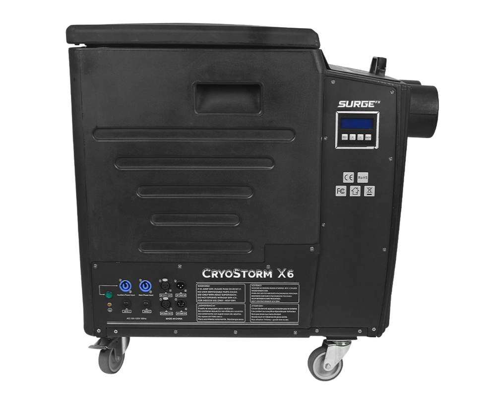 CryoStorm X6 — 6000W Dry Ice Low-Lying Fog Machine **Pre-Order Today**