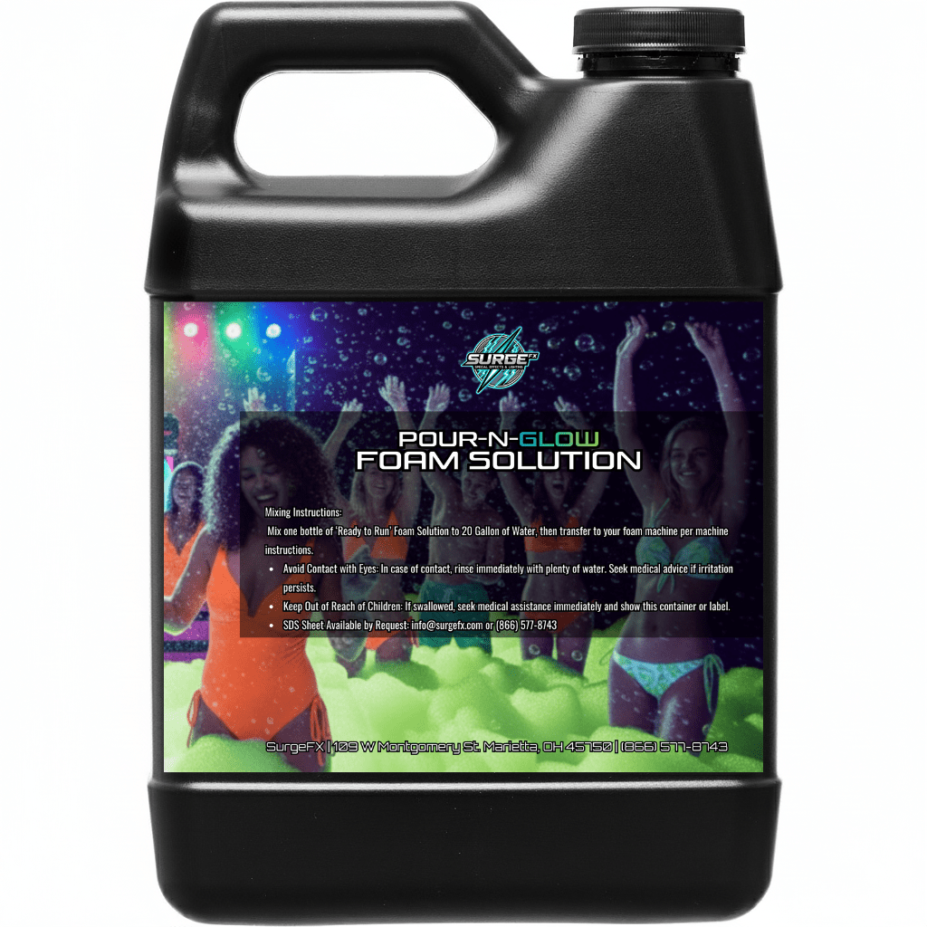 32oz UV Foam Solution – Pour & Glow Packs - SurgeFX