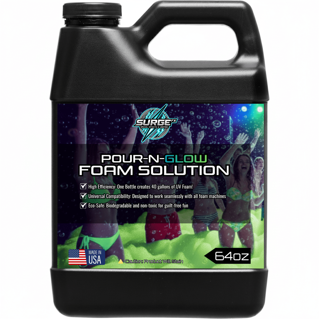 64oz UV Foam Solution – Pour & Glow Packs - SurgeFX