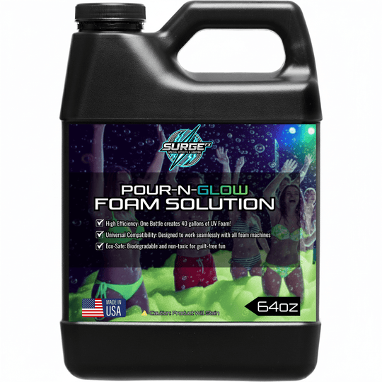 64oz UV Foam Solution – Pour & Glow Packs - SurgeFX