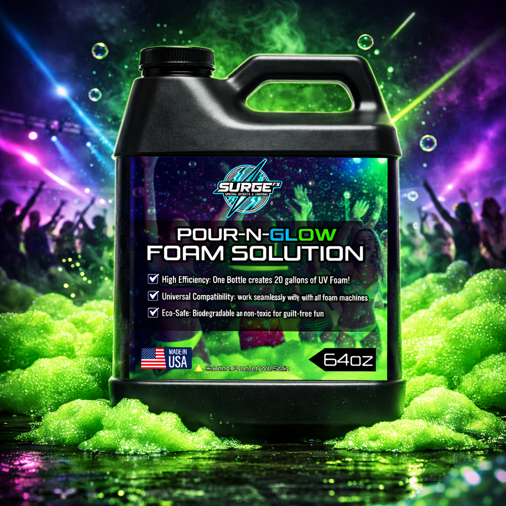 64oz UV Foam Solution – Pour & Glow Packs - SurgeFX