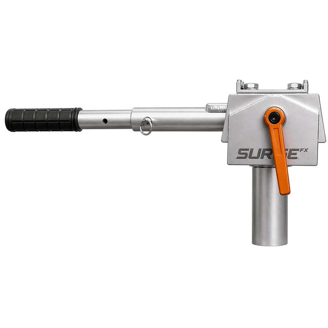 Universal foam machine mount shown from alternate angle detail