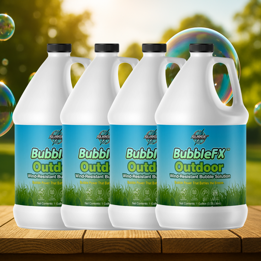 BubbleFX™ Outdoor – Wind-Resistant Bubble Solution