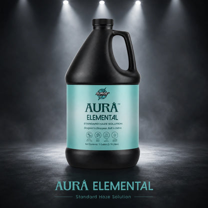 Aurà Elemental water-based haze fluid product showcase image