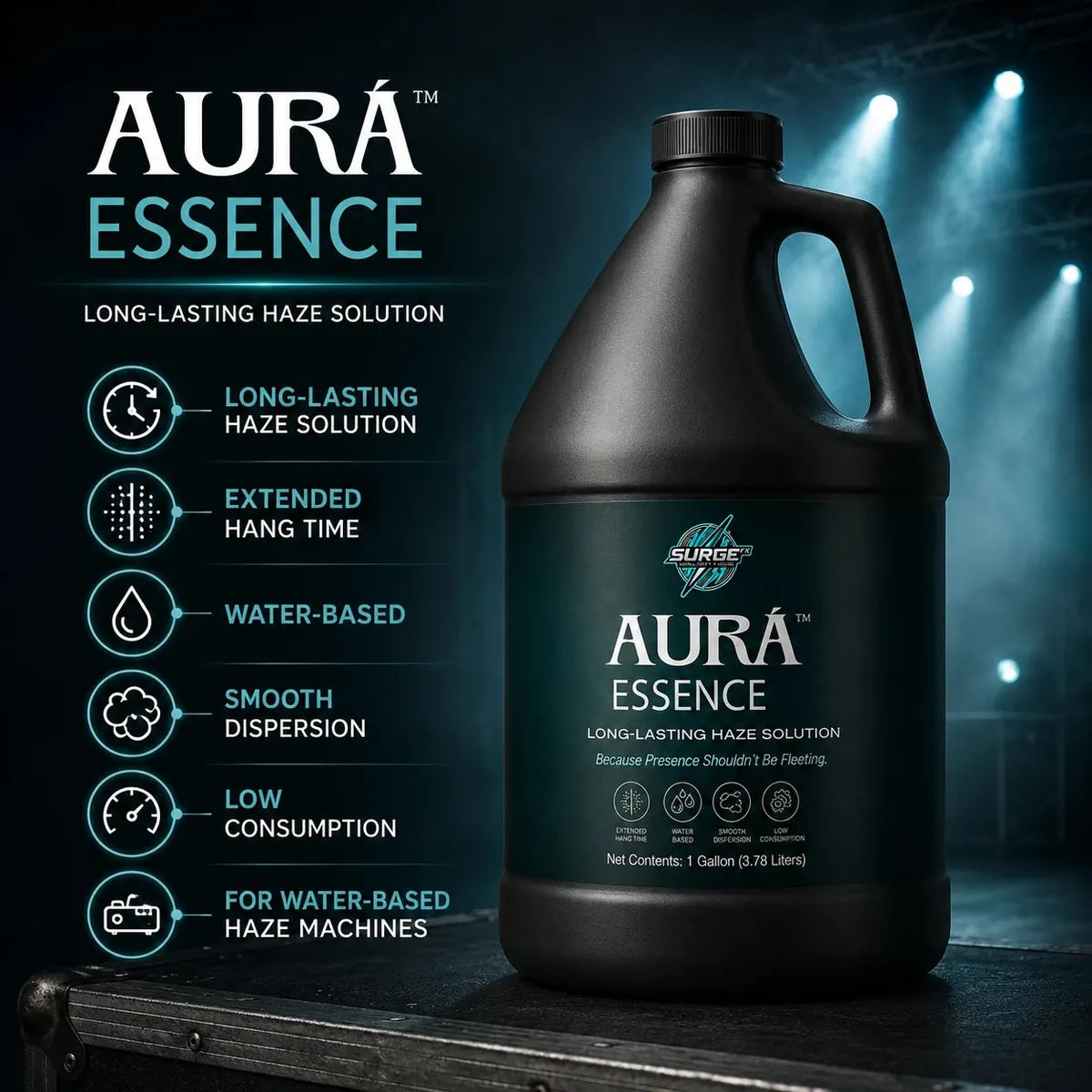 Aurà Essence long-lasting haze fluid promotional poster image