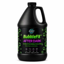 Pure white background hero image of the black-bottle BubbleFX After Dark jug