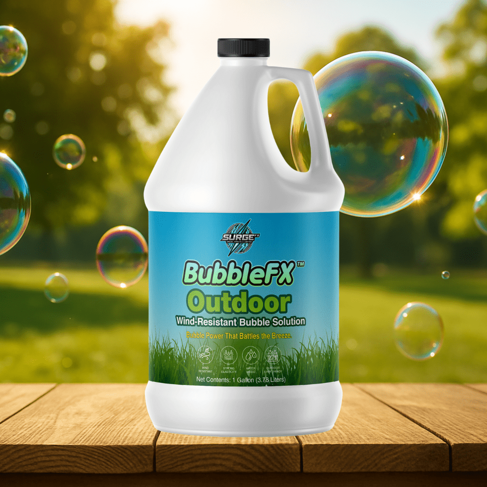 BubbleFX™ Outdoor – Wind - Resistant Bubble Solution - SurgeFX