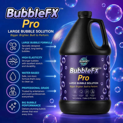 BubbleFX Pro Large Bubble Solution bold performance graphic