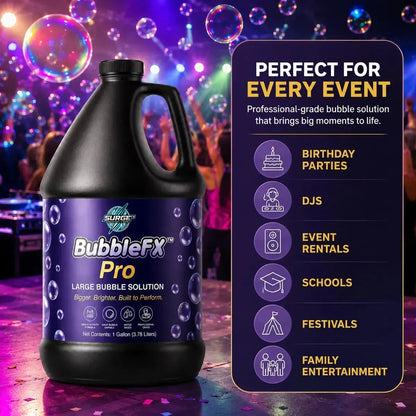 BubbleFX Pro Large Bubble Solution lifestyle party scene