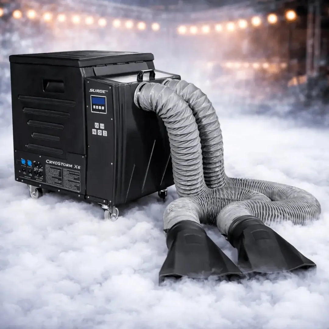 CryoStorm X6 — 6000W Dry Ice Low - Lying Fog Machine - SurgeFX