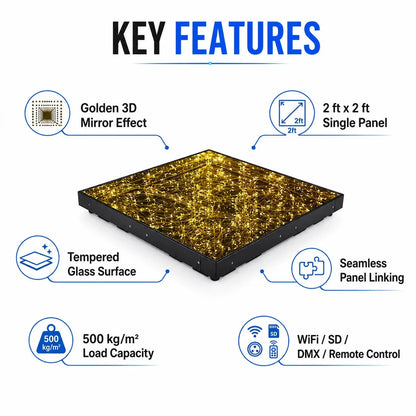 Star LED Magnetic Dance Floor key features and benefits overview