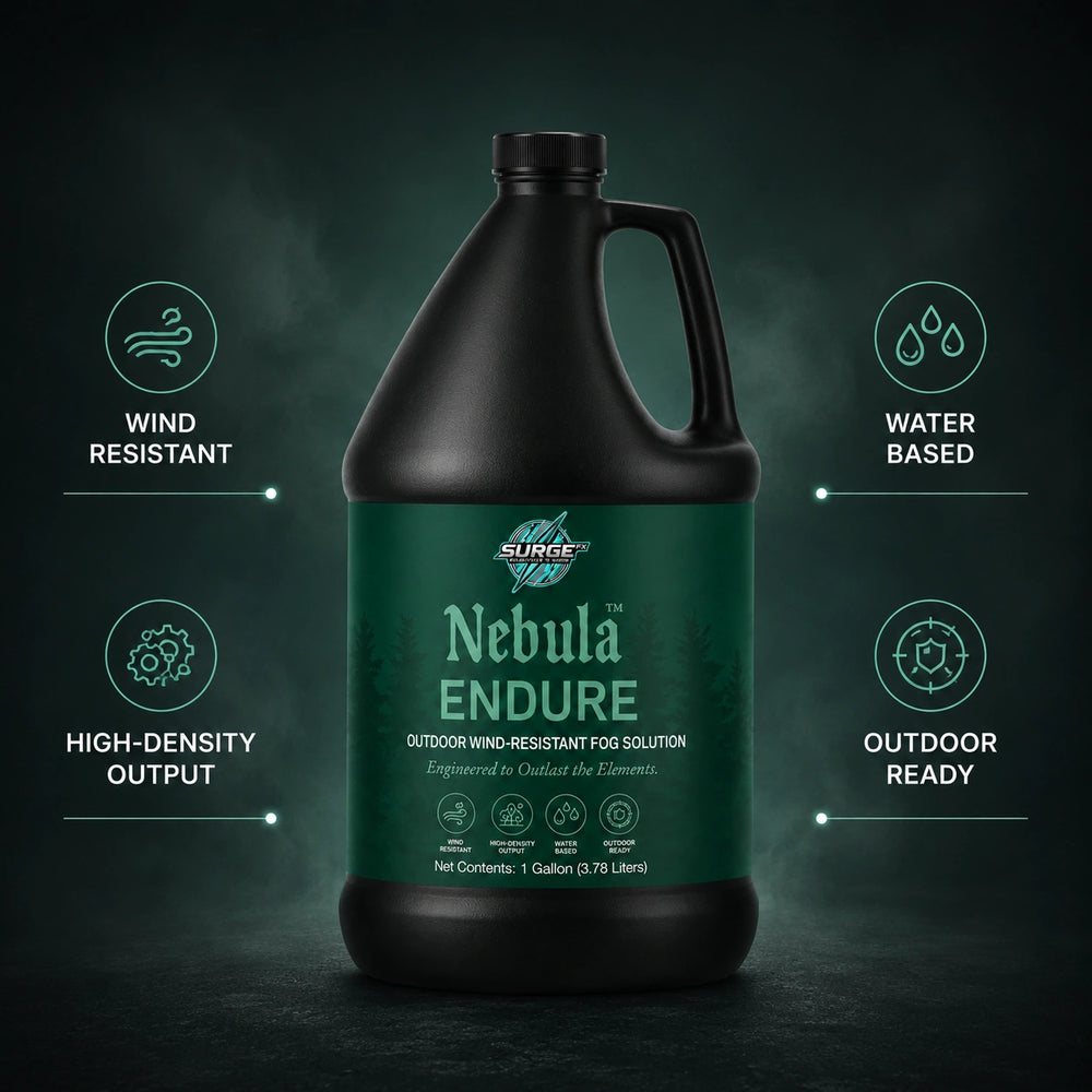 Nebula Endure outdoor wind-resistant fog solution product showcase image