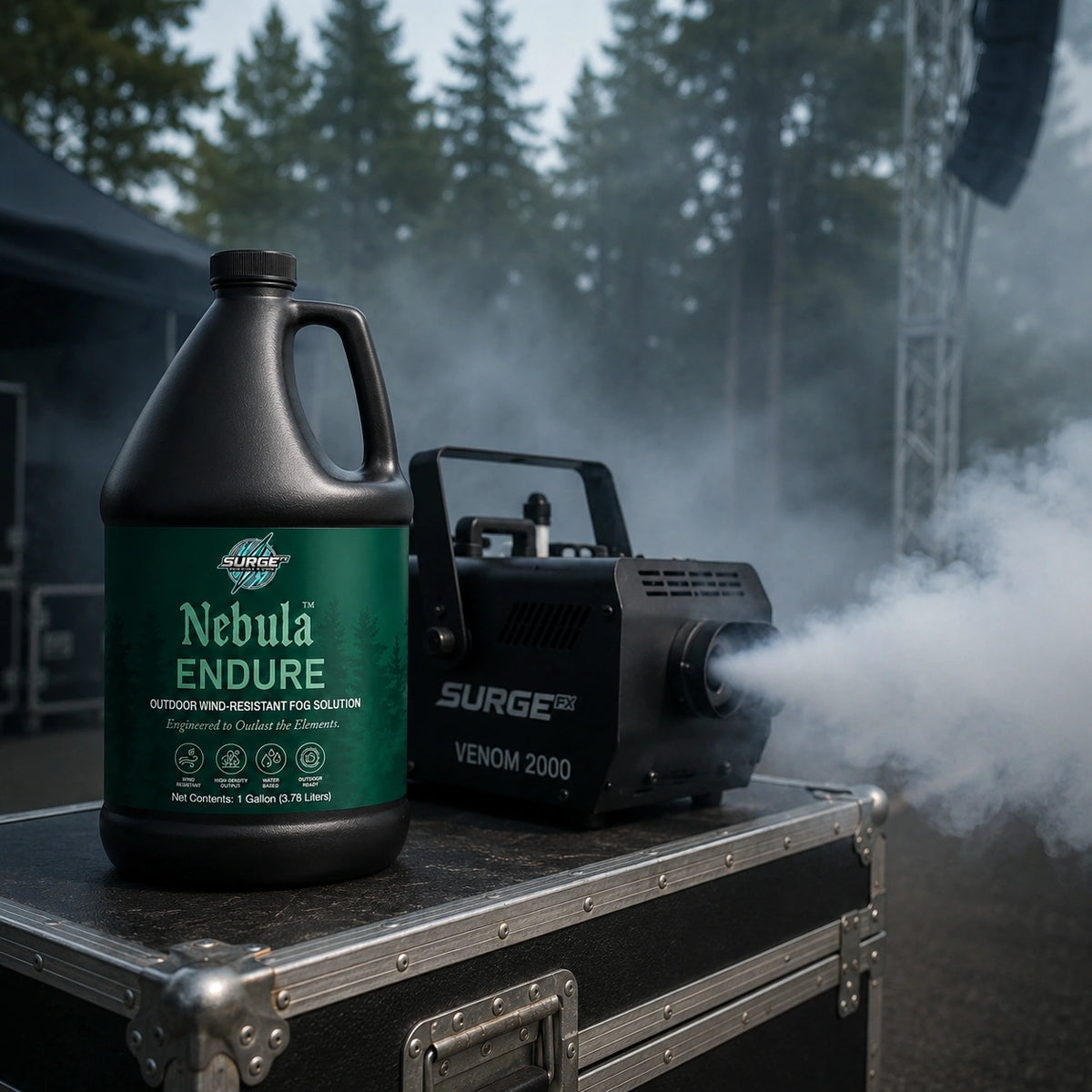 Nebula Endure outdoor wind-resistant fog solution machine setup image