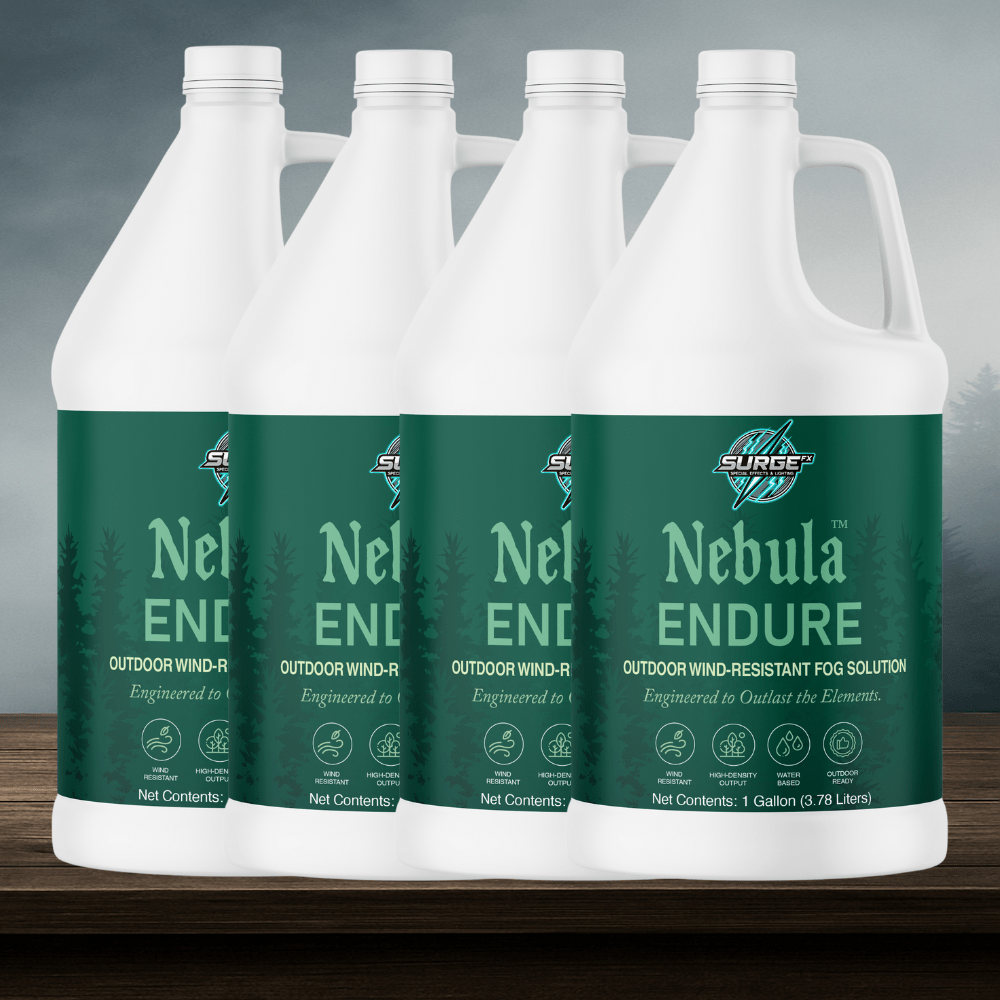 Nebula™ Endure – Outdoor Wind - Resistant Fog Solution - SurgeFX