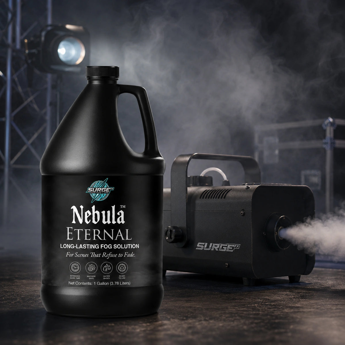 Nebula Eternal long-lasting fog solution cinematic stage lighting image