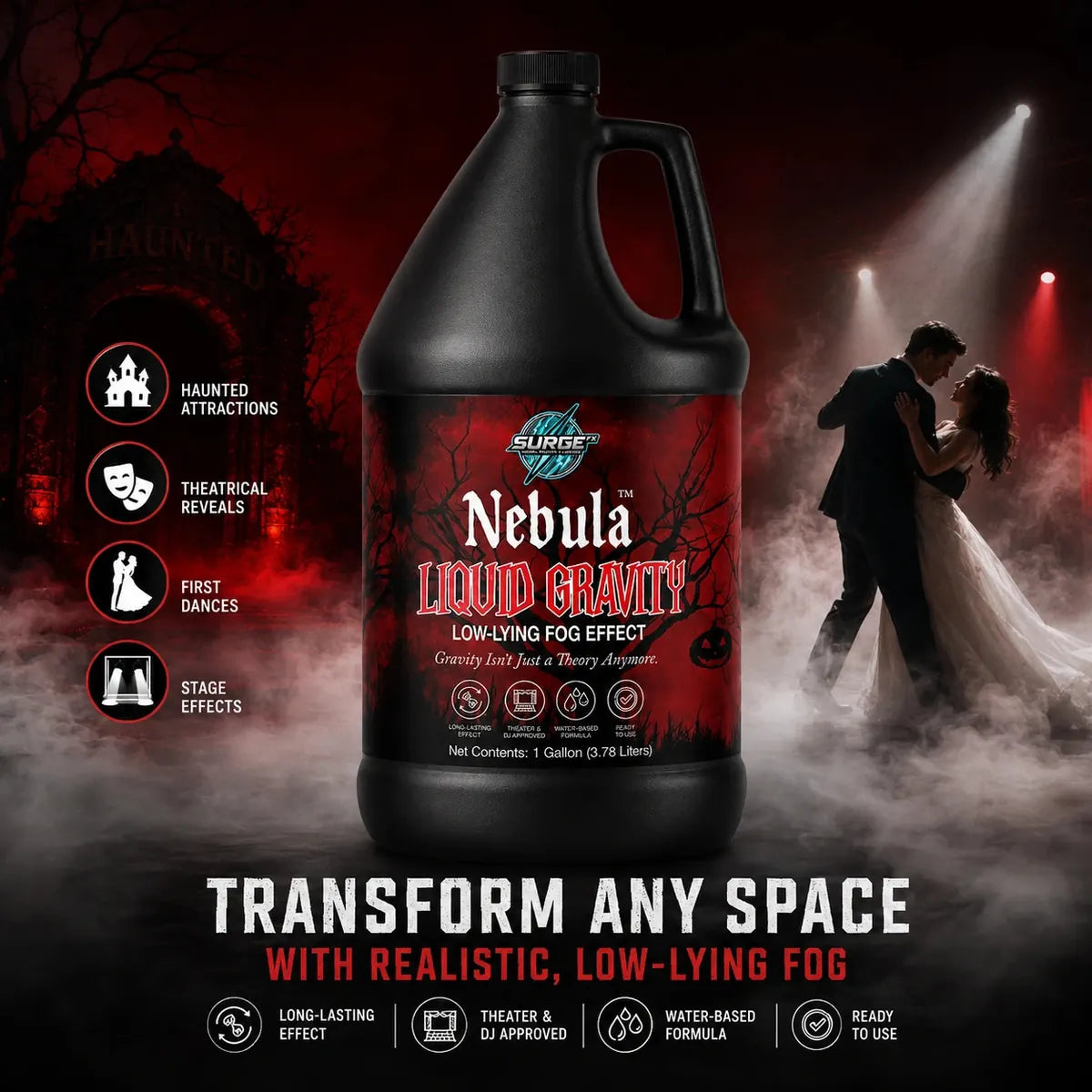 Nebula Liquid Gravity low-lying fog solution feature callouts image