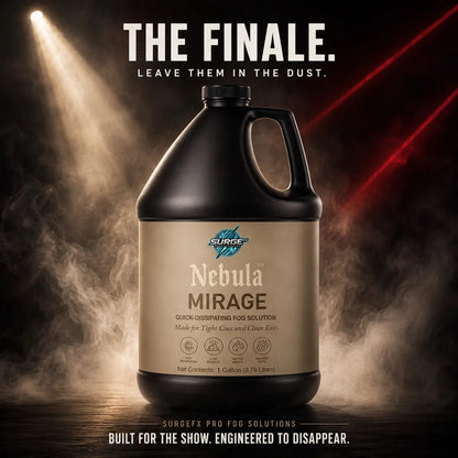 Nebula Mirage quick-dissipating fog solution finale promo image
