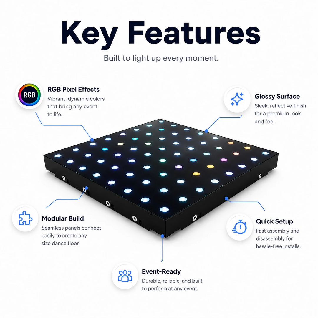 Pixel LED Magnetic Dance Floor