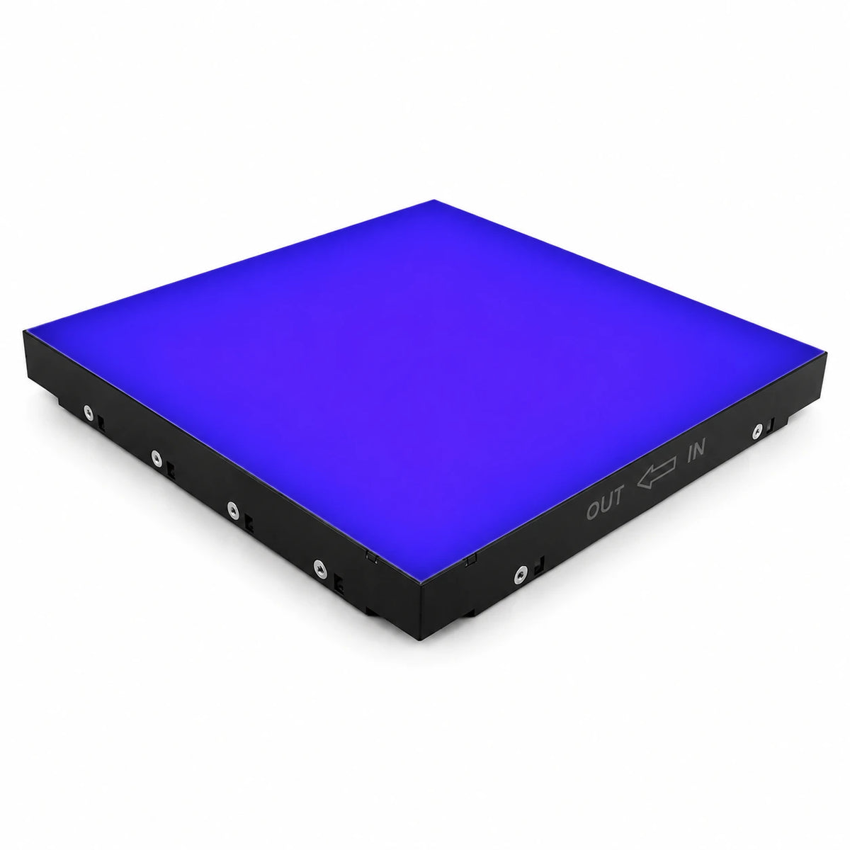 Rainbow LED Magnetic Dance Floor 2x2 panel with colorful RGB lighting effects