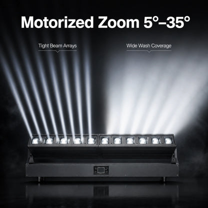 SurgeFX SF-ST1240 12x40W strip strobe moving head light in use stage lighting image