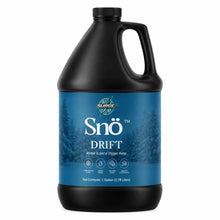 Snö Drift standard snow solution in a black 1-gallon bottle on a clean white background