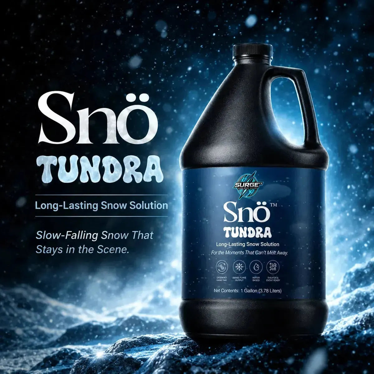 Sno Tundra Long Lasting Snow Solution commercial promotional image