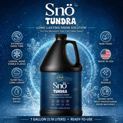 Sno Tundra Long Lasting Snow Solution promotional graphic