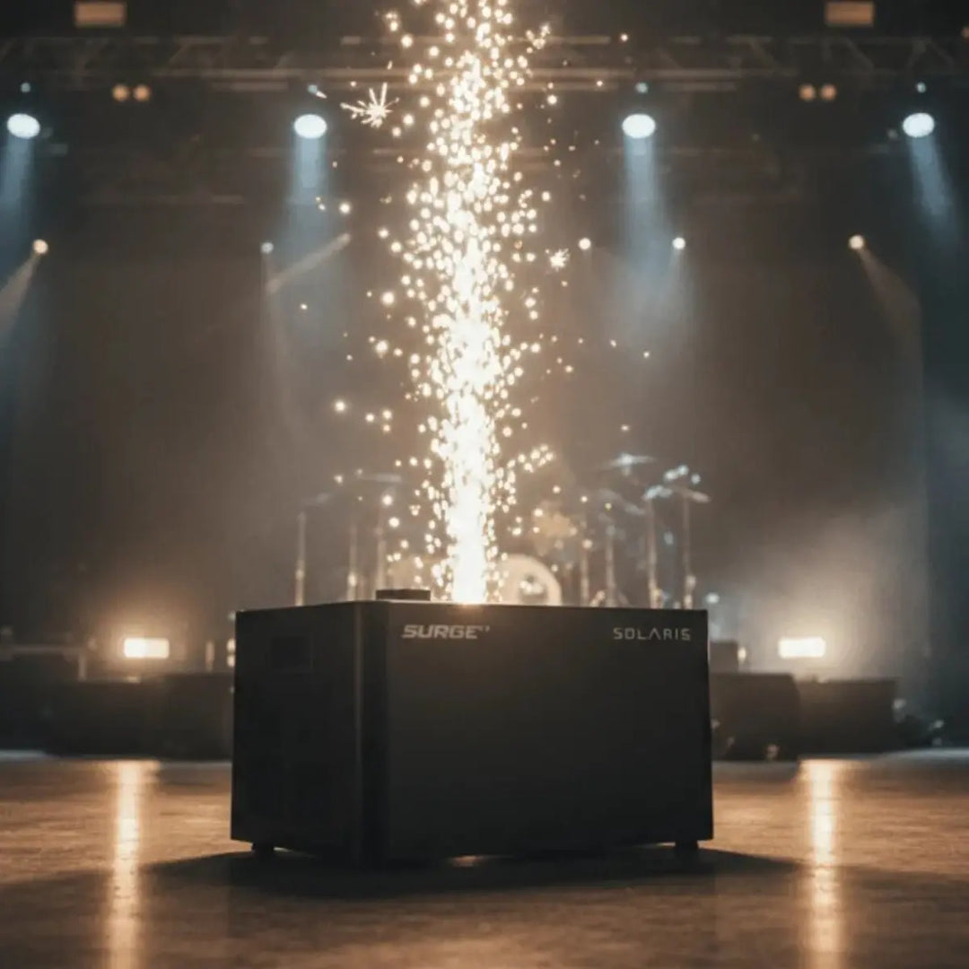 Solaris — Outdoor Cold Spark Machine - SurgeFX