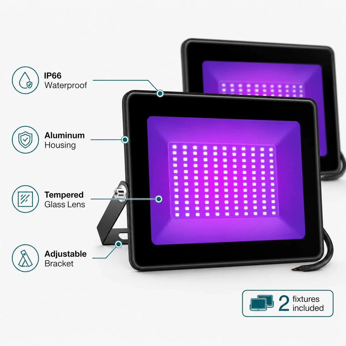 200W LED Blacklight product features - SurgeFX