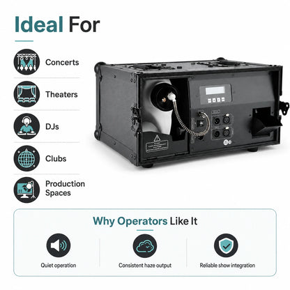 SurgeFX Banshee Haze Machine ideal applications