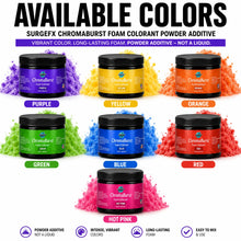 ChromaBurst foam colorant available colors - SurgeFX