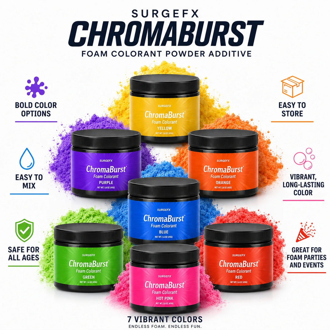 ChromaBurst foam colorant product benefits - SurgeFX