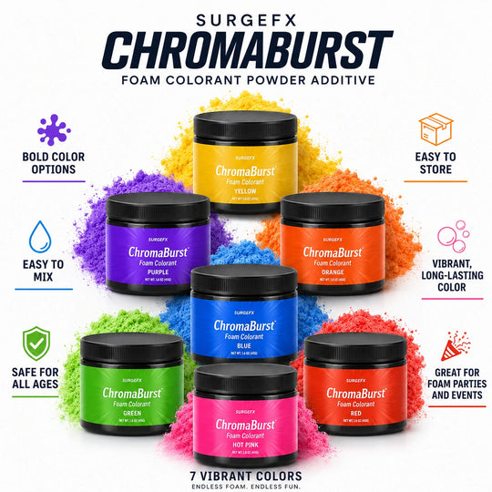 ChromaBurst foam colorant product benefits - SurgeFX