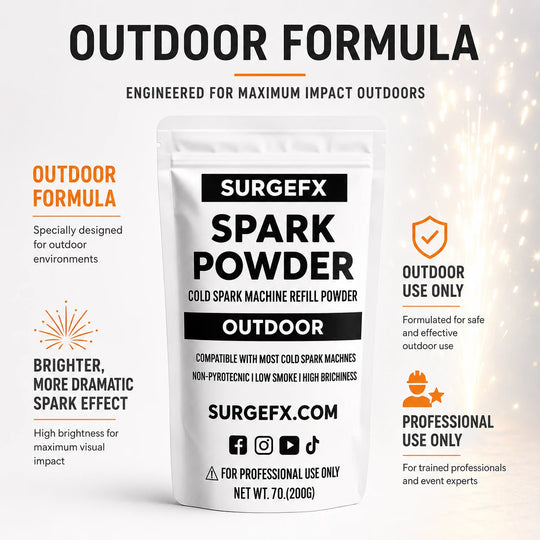 Cold Spark Powder Outdoor Edition highlighting brighter outdoor performance and professional outdoor use.