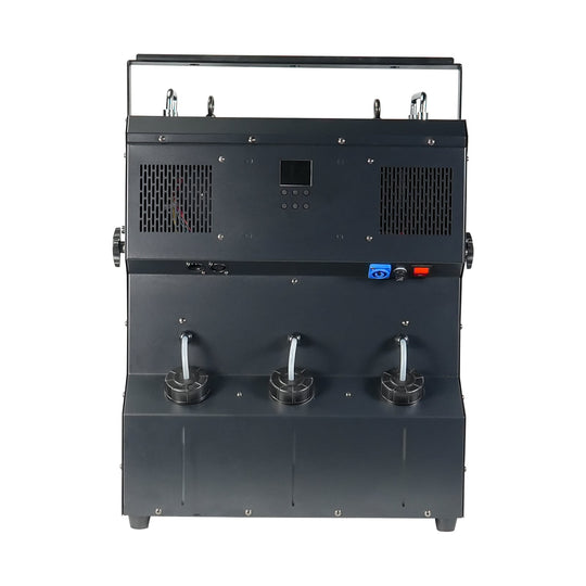 SurgeFX Cosmos2 - 2 Head RGB 3in1 LED Fog Smoke Bubble Machine - SurgeFX