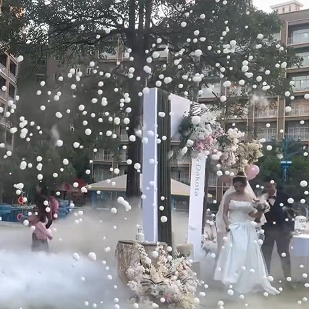 SurgeFX Cosmos2 - 2 Head RGB 3in1 LED Fog Smoke Bubble Machine - SurgeFX