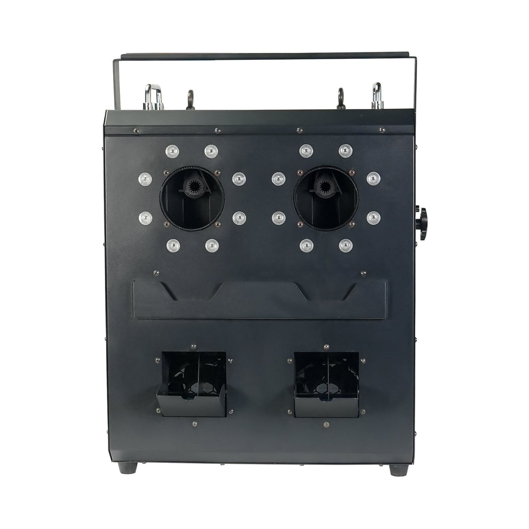 SurgeFX Cosmos2 - 2 Head RGB 3in1 LED Fog Smoke Bubble Machine - SurgeFX